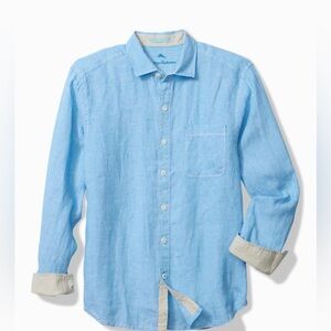 Tommy Bahama Paradise Breezer Linen Long Sleeve Shirt‎ Current Style